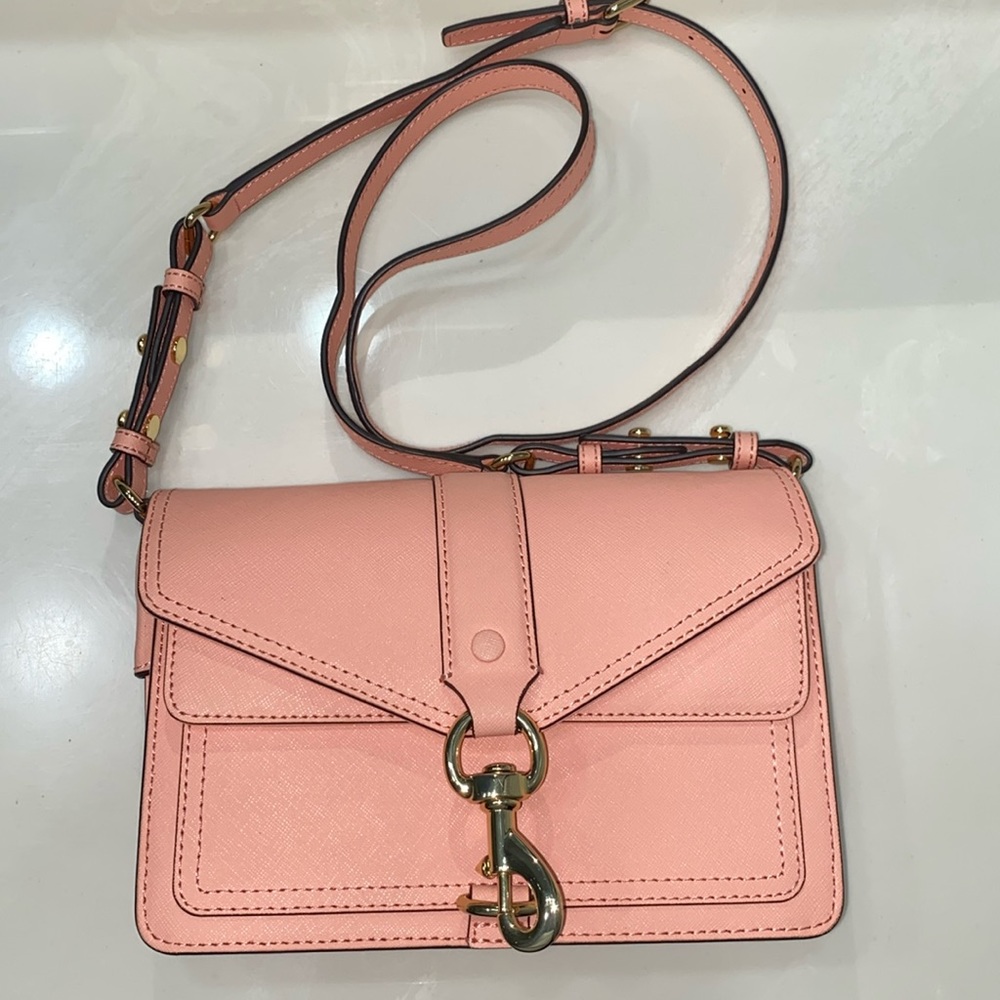 Rebecca Minkoff Hudson Moto Saffiano Crossbody